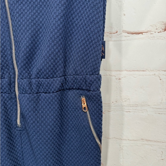 Quilted zip-front jumpsuit - Baker by Ted Baker - girls size 8 - Picture 3 of 7